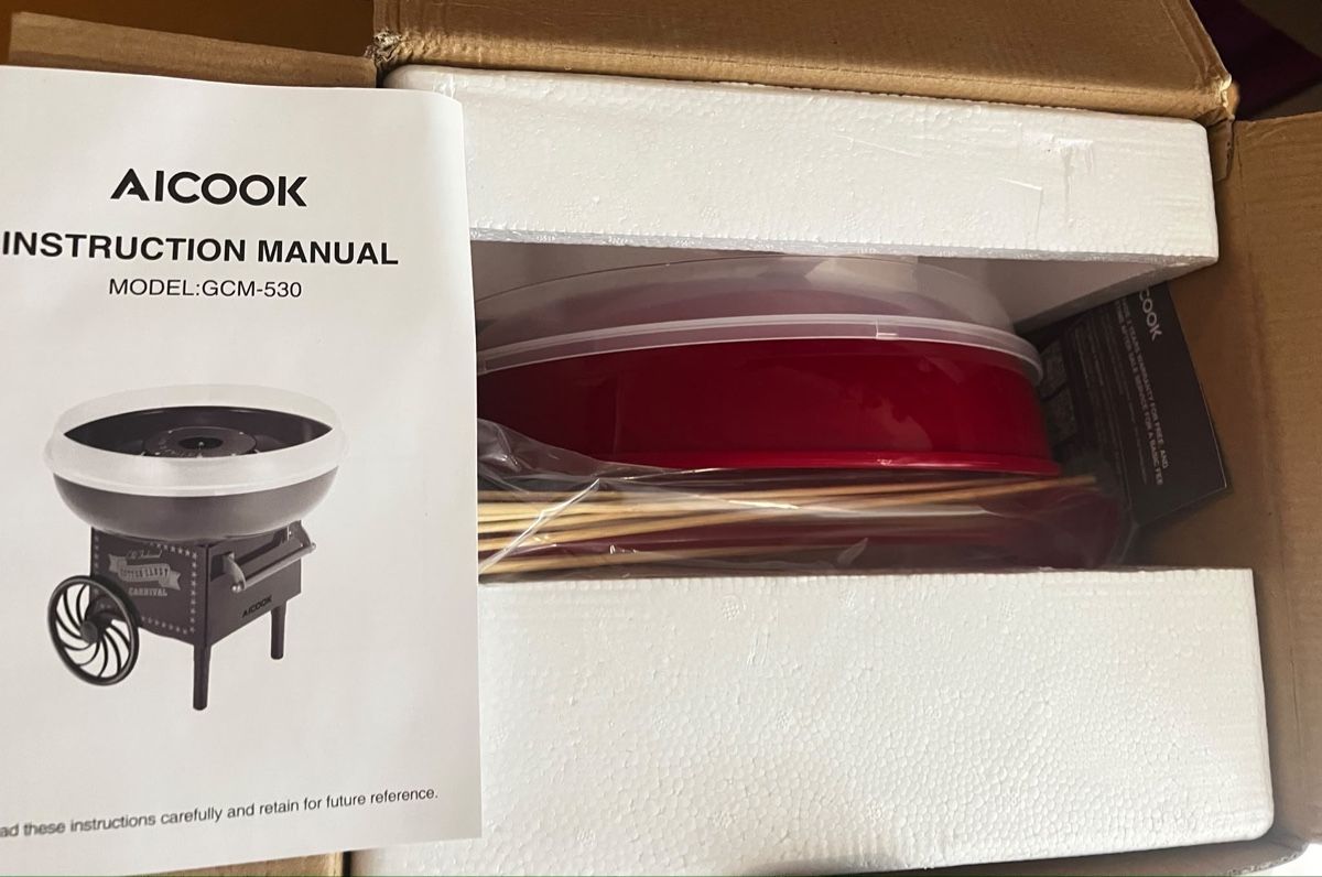 Küchengeräte: AICook Cotton Candy Maker GCM-530 new – Neu und originalverpackt aus Veyrier von aliyag 2