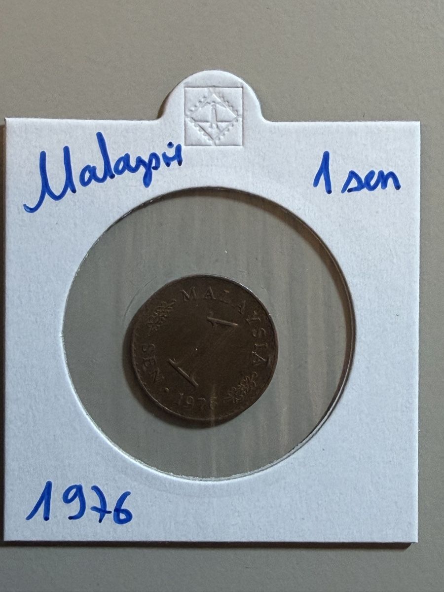 Tutti le monete: Malaysia - 1 centime - 1976 – Usato da Payerne venduto da Mike1682