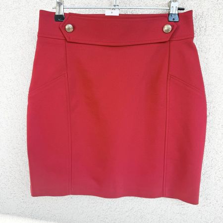 MORGAN Jupe Rouge - Taille 36 - NEUF AVEC ETIQUETTE