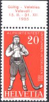 ABART - 20 Rp. Alphirtenfest Interlaken postfrisch
