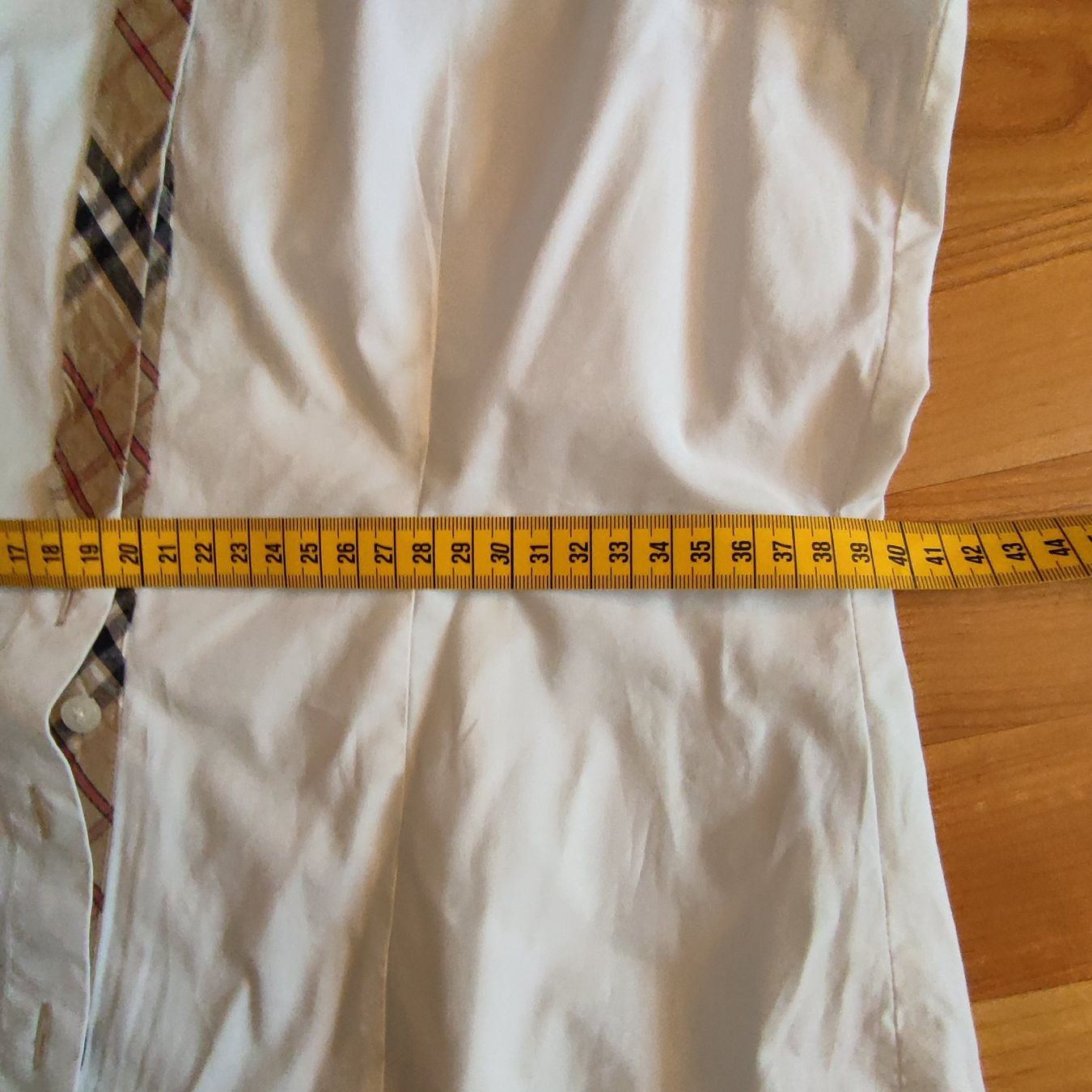 Blusen: Seidenstricker Baumwollbluse "Burberry" look – Gebraucht aus Solothurn von Csw1 3