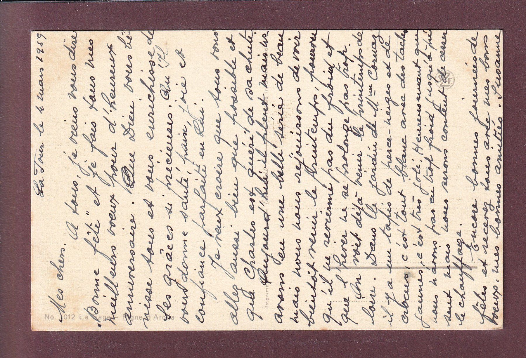 Cartoline postali: LA SAGE - Pigne d'Arolla - Verset - 1959 – Usato da Pully venduto da nicecards 1