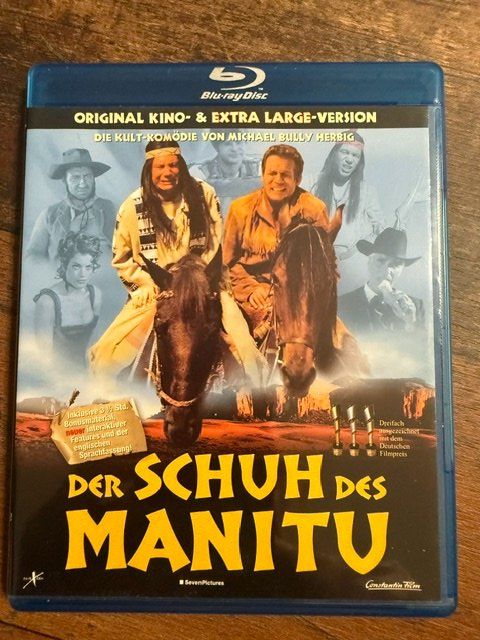 Alle DVDs: DER SCHUH DES MANITU - EXTRA LARGE VERSION + KINO VERSION ! – Neu (gemäss Beschreibung) aus Wollerau von NERO7000