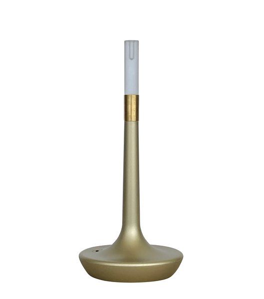 Lampade: Akku Tischleuchte Kerze gold mit Sensor – Nuovo e nell'imballaggio originale da Wallisellen venduto da kingschair