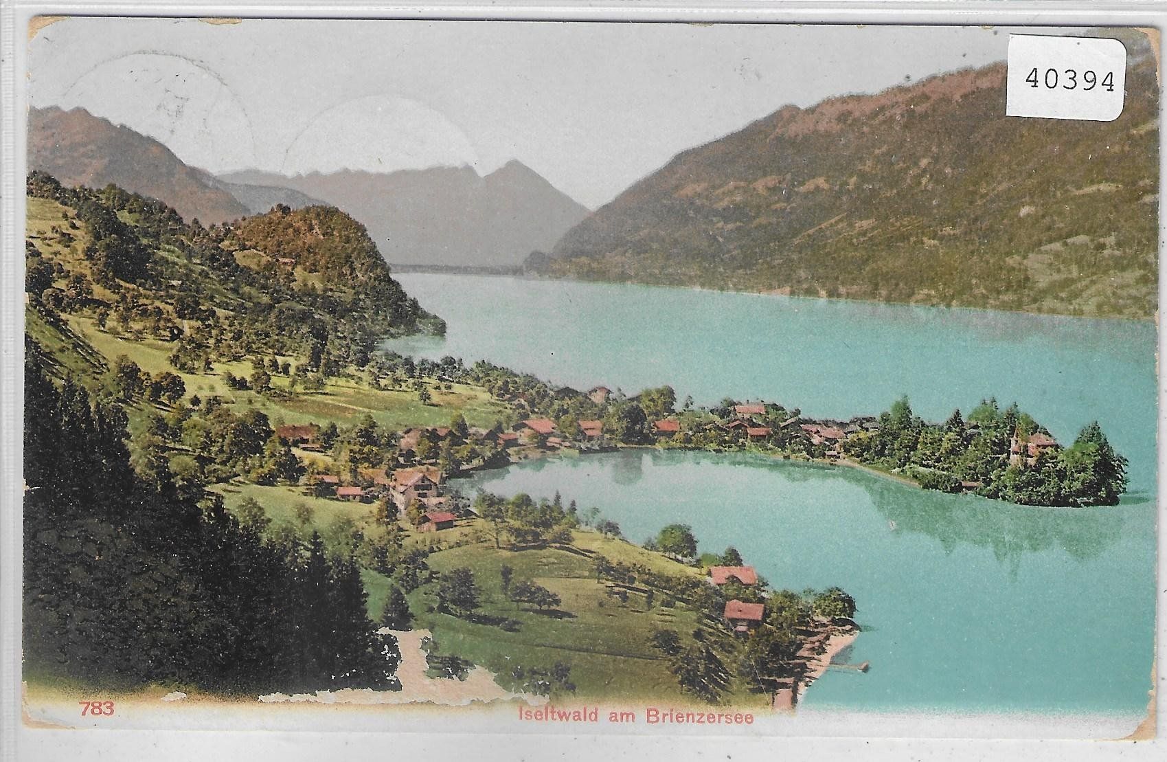 Cartoline postali: Iseltwald am Brienzersee - Litho – Usato da Ettingen venduto da Kartenplanet