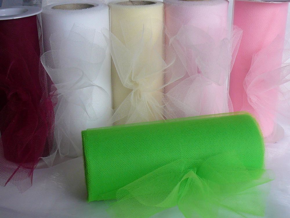 JeogYong Tüllstoffrolle – 15 Cm X 91 M, Polyester-Netzstoff In 20 Farben – Für DIY, Tutus, Dekoration & Geschenke