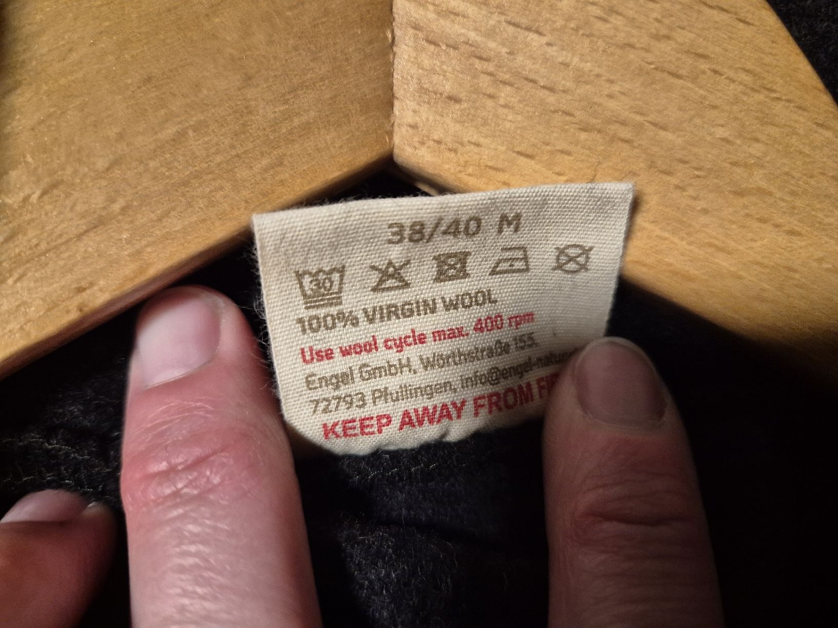Jacken: Jacke Engel 100%Wolle Anthrazit  – Neu (gemäss Beschreibung) aus Wald ZH von beauci05 3