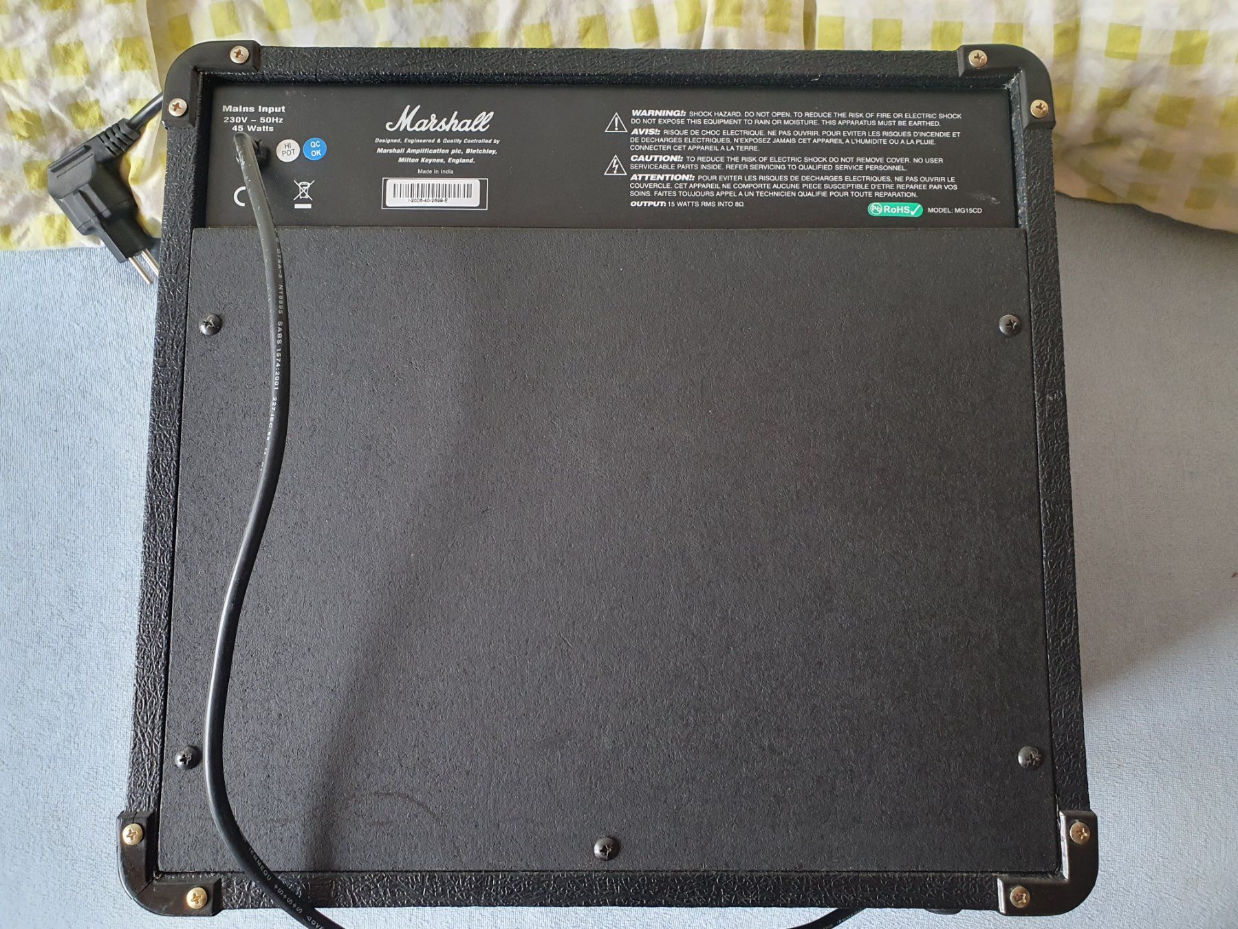 Marshall Verstärker: Verstärker Marshall MG 15CD – Gebraucht aus Bellikon von 13padi77 1