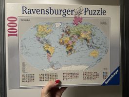Ravensburger Puzzle Weltkarte 1000 Teile
