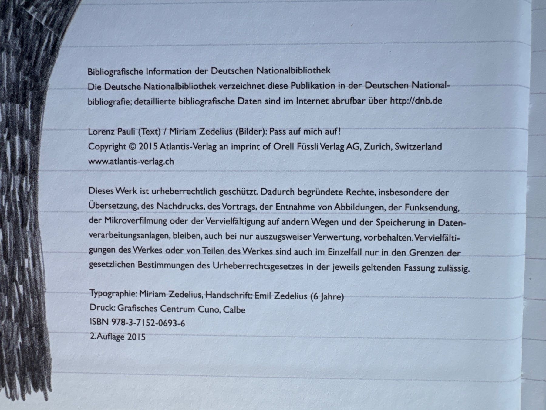 Libri: Pass auf mich auf! Lorenz Pauli – Nuovo (secondo la descrizione) da Aarau venduto da Kilauea 1