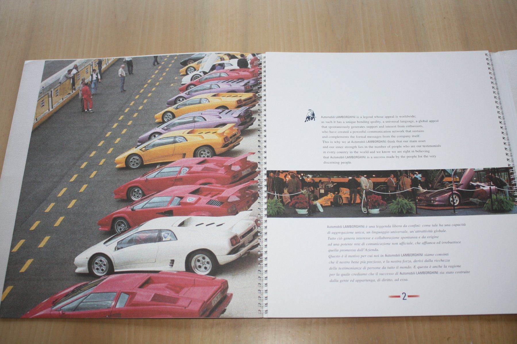 Lamborghini Documenti: Lamborghini Prospekt 1995 – Usato da Wikon venduto da erwin400 1