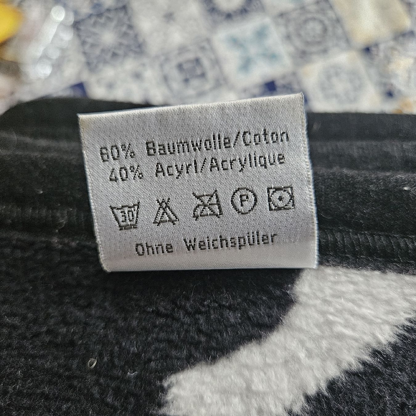 Coperte: Zebra Kuscheldecke Schwarz/Weiss, Baumwolle – Usato da Bremgarten b. Bern venduto da Lexy05 1
