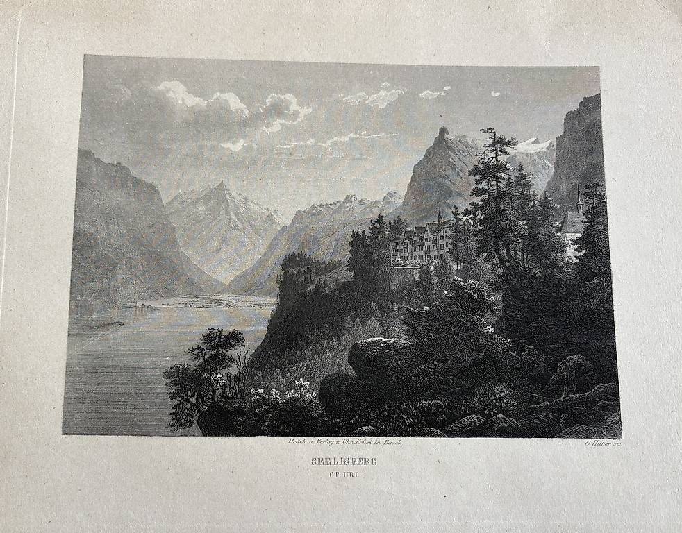 Incisioni: alter Stich von Seelisberg/Uri – Usato da Altdorf UR venduto da Muheim60