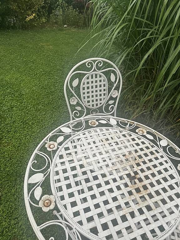 Tischset: Gartenset Romantisch Weiss – Gebraucht aus Andwil SG von Marosco 2