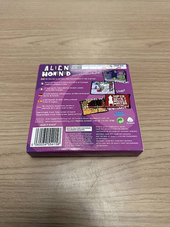 Giochi: Jeu GBA Alien Hominid + Boîte + Notice  – Usato da Genève venduto da Mana1205 1