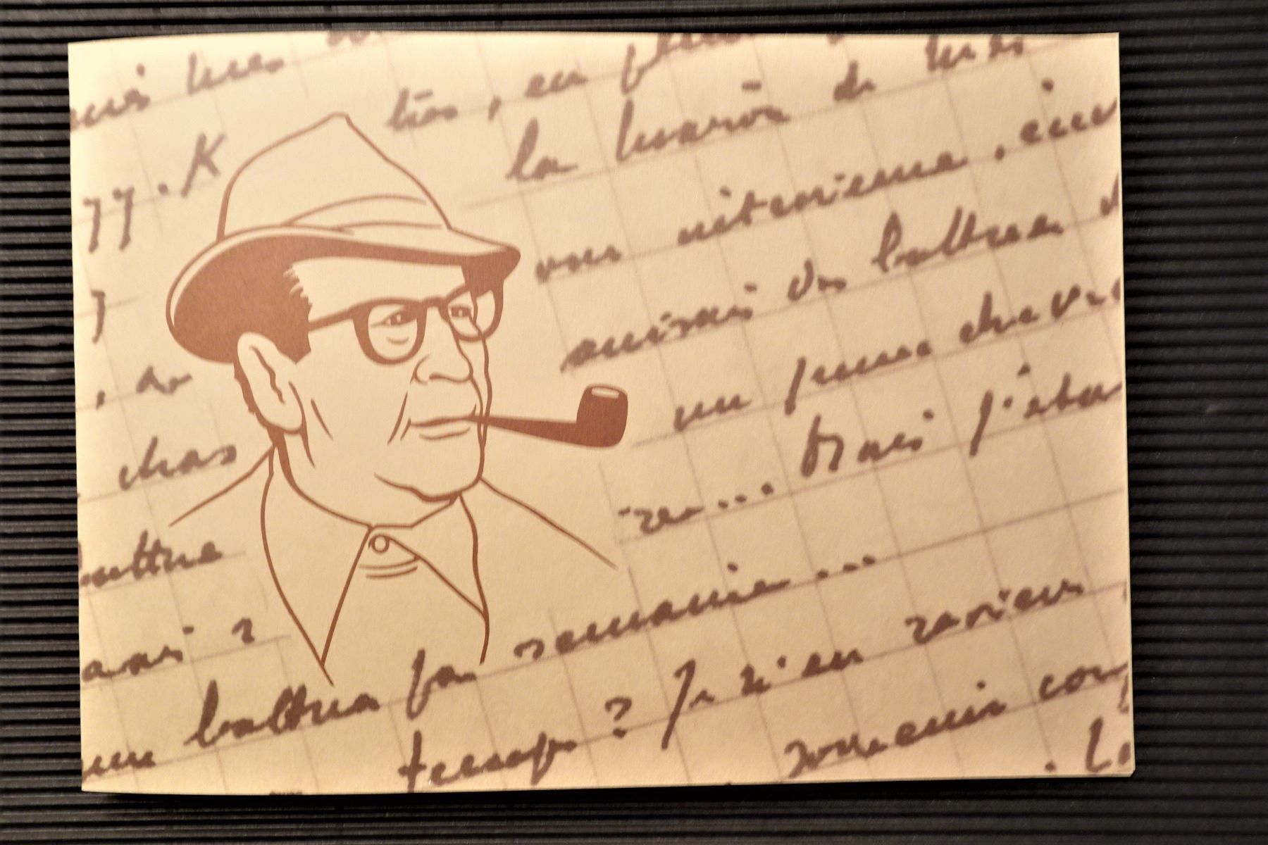Alle Briefmarken: 1994 Weihnachtsfaltkarte Georges Simenon – Gebraucht aus Mettmenstetten von Sutasso