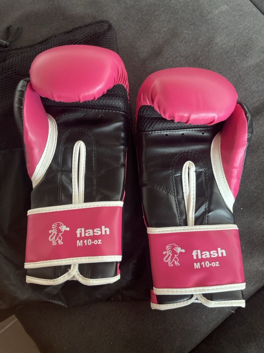 Handschuhe & Handstulpen: Guantoni boxe LEONE Flash M 10 oz rosa – Gebraucht aus Coldrerio von ali_2f8f 1
