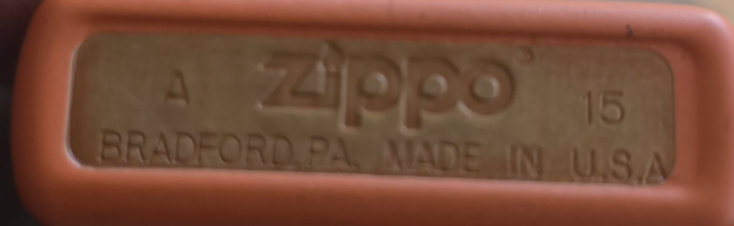 Zippo Accendini: Zippo - Orange – Usato da Niederwangen b. Bern venduto da D.R.1992 3