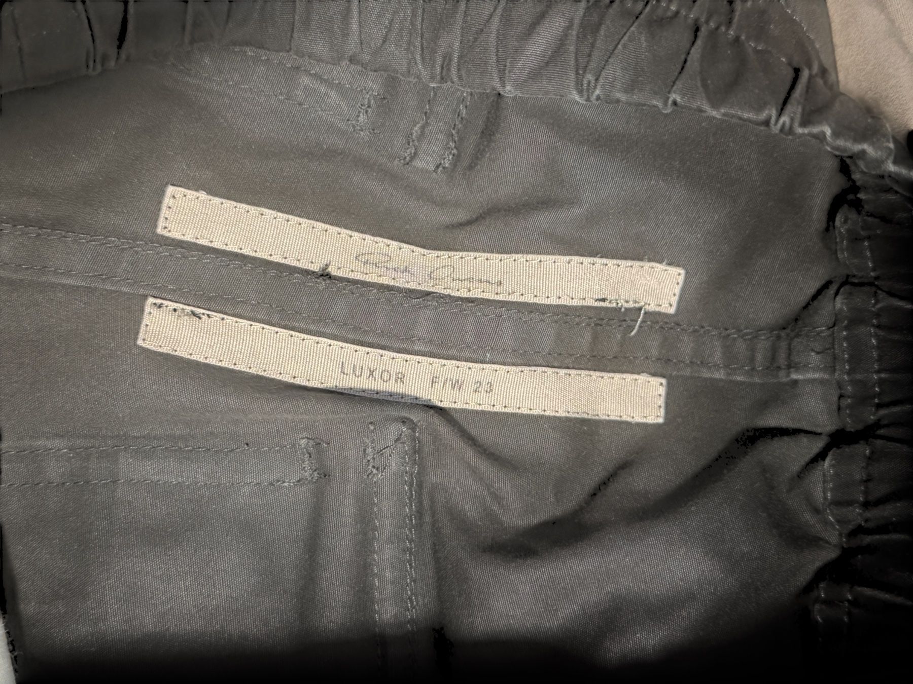 Rick Owens Pantaloni: Rick Owens FW 23 Luxor Bela Cargo – Difettoso da Wetzikon ZH venduto da Aciddboy 9
