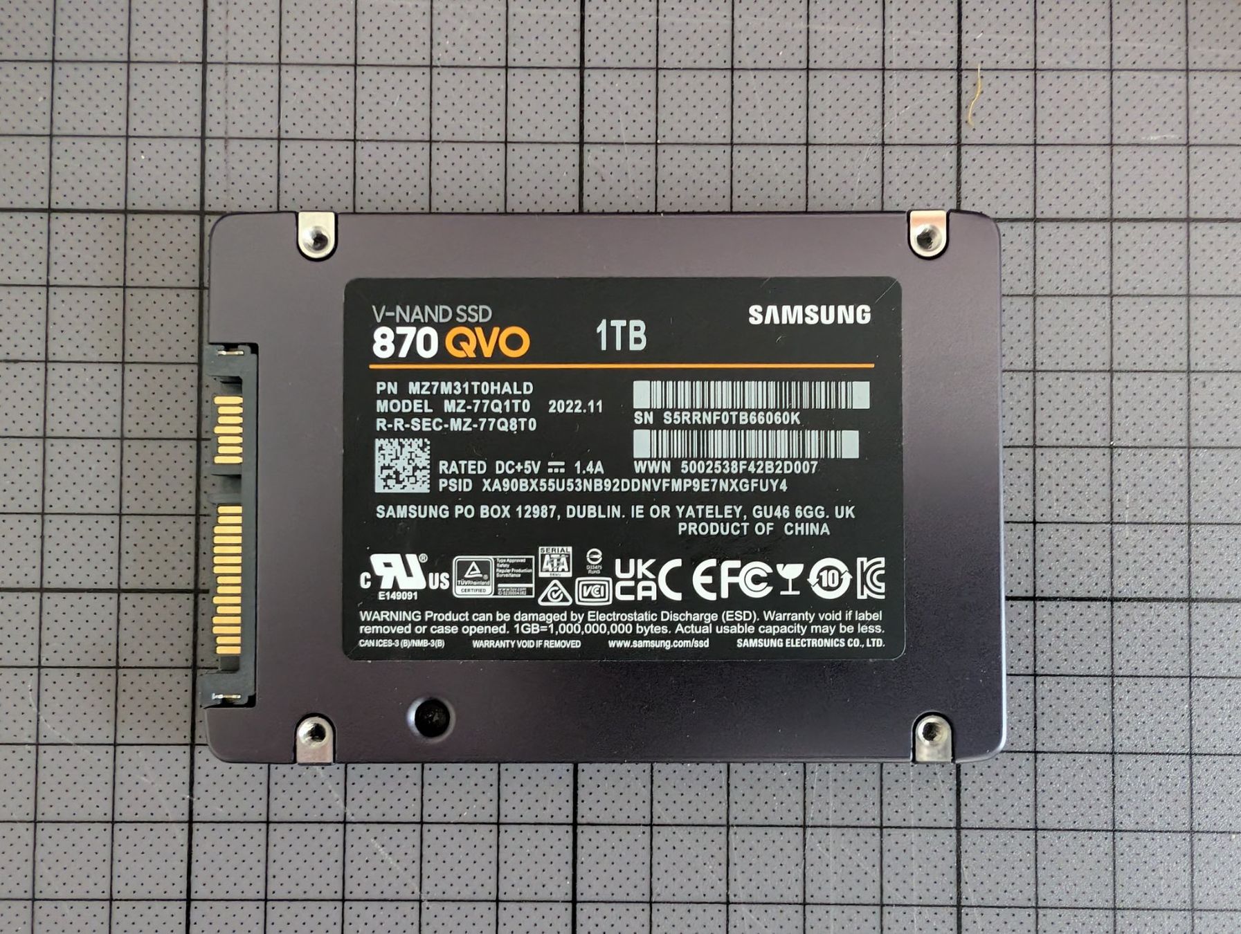 Samsung Dischi rigidi: Samsung 870 QVO 1TB – Usato da Delémont venduto da breacH