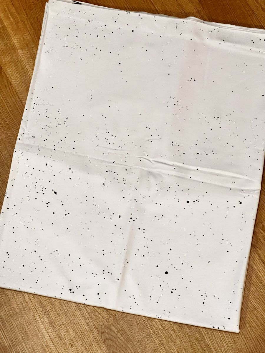 Tessuti: Jersey weiss schwarze Punkte // 1m x 1.5m – Nuovo (secondo la descrizione) da Basel venduto da Judihuilia 2