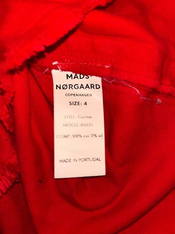 Vestiti: Kleid Denim Rot - Mads Norgaard – Usato da Emmen venduto da Blackbirdsound 2