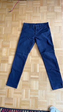 Herren Chino Hose dunkelblau Grösse 32 neu