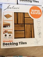 Belavi Holz Bodenfliesen 30x30 cm 12 Stück neu OVP