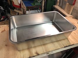 Metallwanne 69x40x 15 H