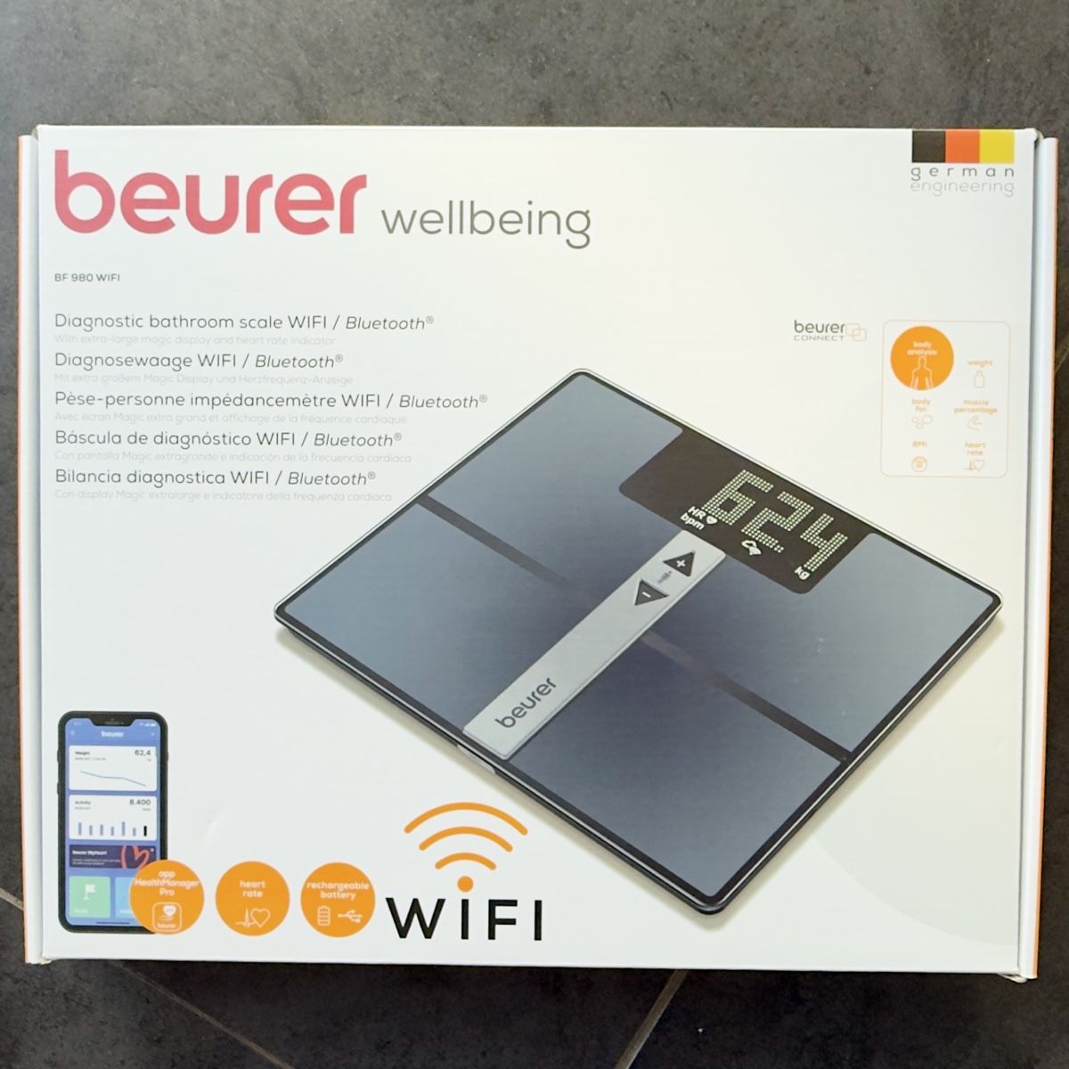 Beurer Personenwaagen: Diagnosewaage BF 980 WIFI – Gebraucht aus Steinhausen von Vindex
