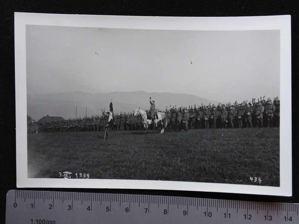 1939 Regiment o. Bat. Treue Eid Schweizer Militär Postkarte | Kaufen ...