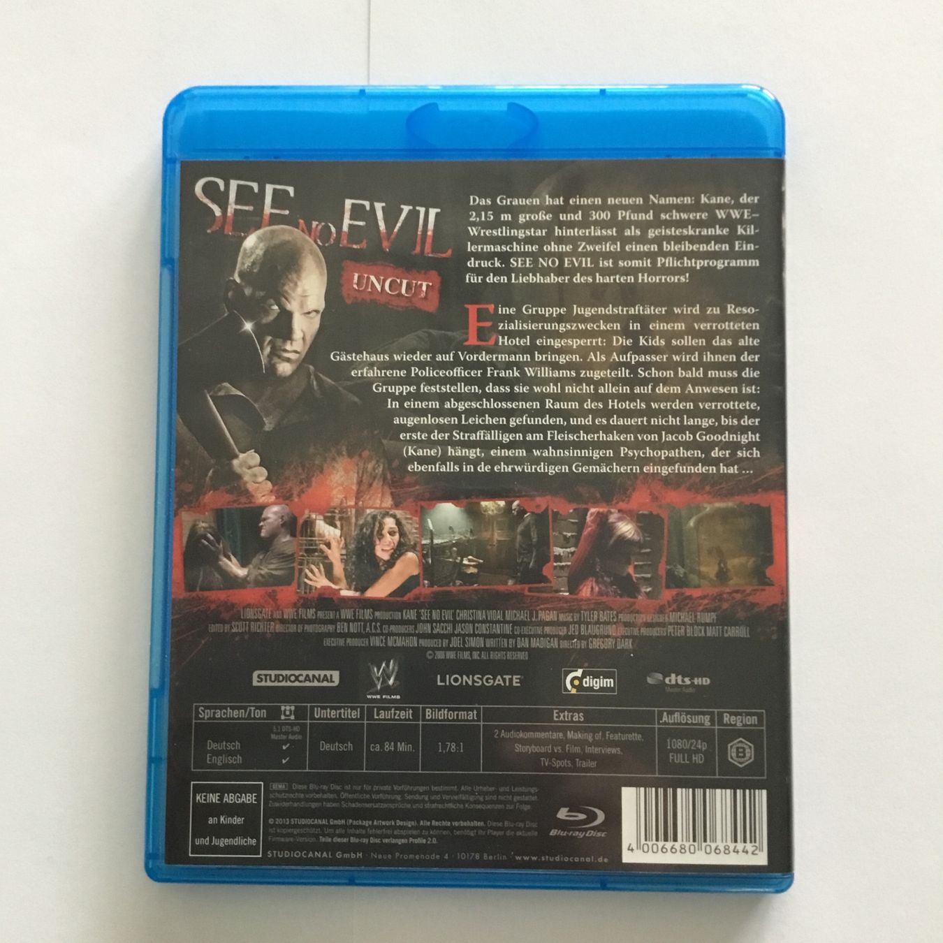 Alle DVDs: See No Evil - Blu Ray Uncut Vergriffen – Neu (gemäss Beschreibung) aus Blauen von sternchen66 1