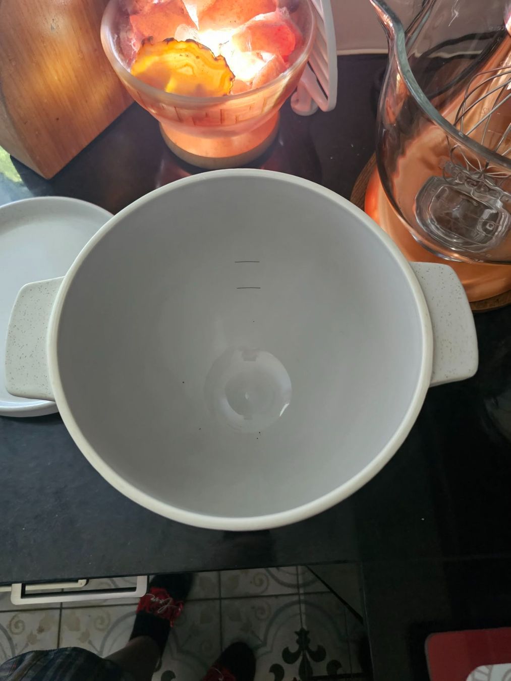Kitchenaid Schalen: Orig. KitchenAid Brot-Backschüssel Keramik 5KSM2CB5BGS – Gebraucht aus Winterthur von BW.1994 4