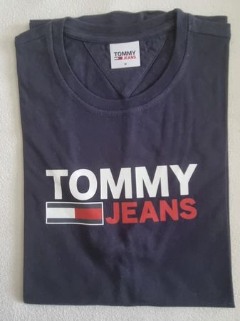 Tommy Jeans Logo Shirt Blau M