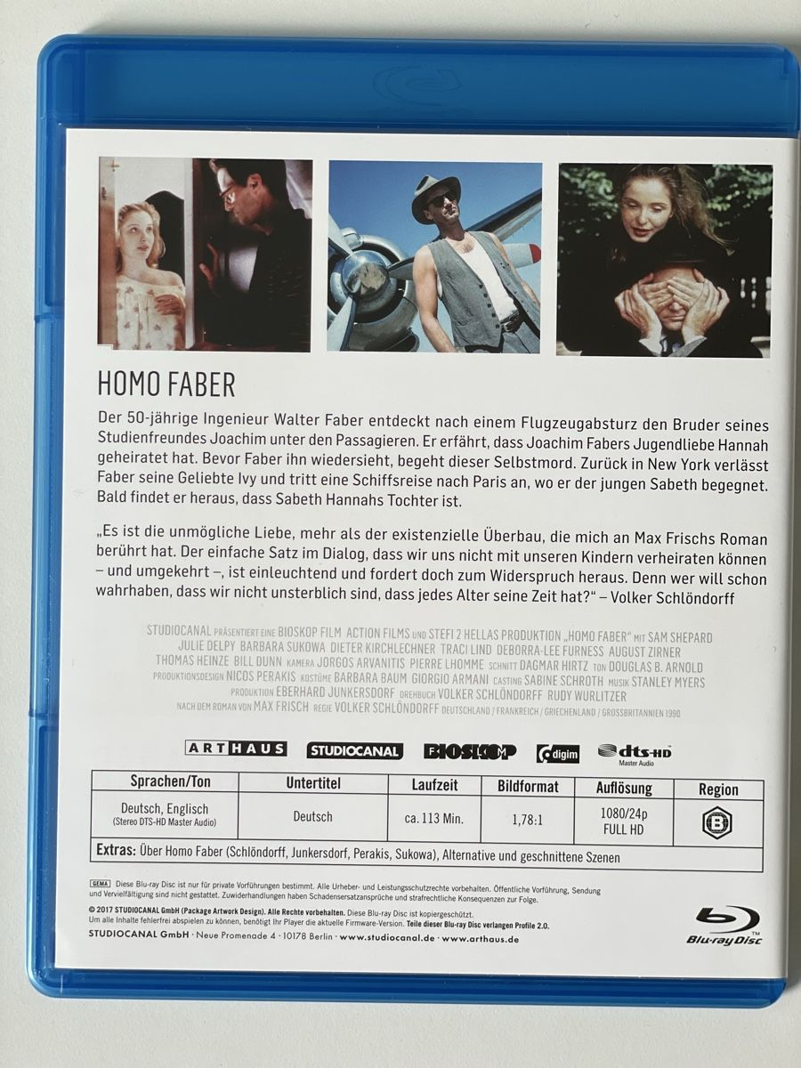 Tutti i DVDs: Volker Schlöndorff - 3 Blu-ray set – Nuovo (secondo la descrizione) da Basel venduto da Eva_Cuomo 6