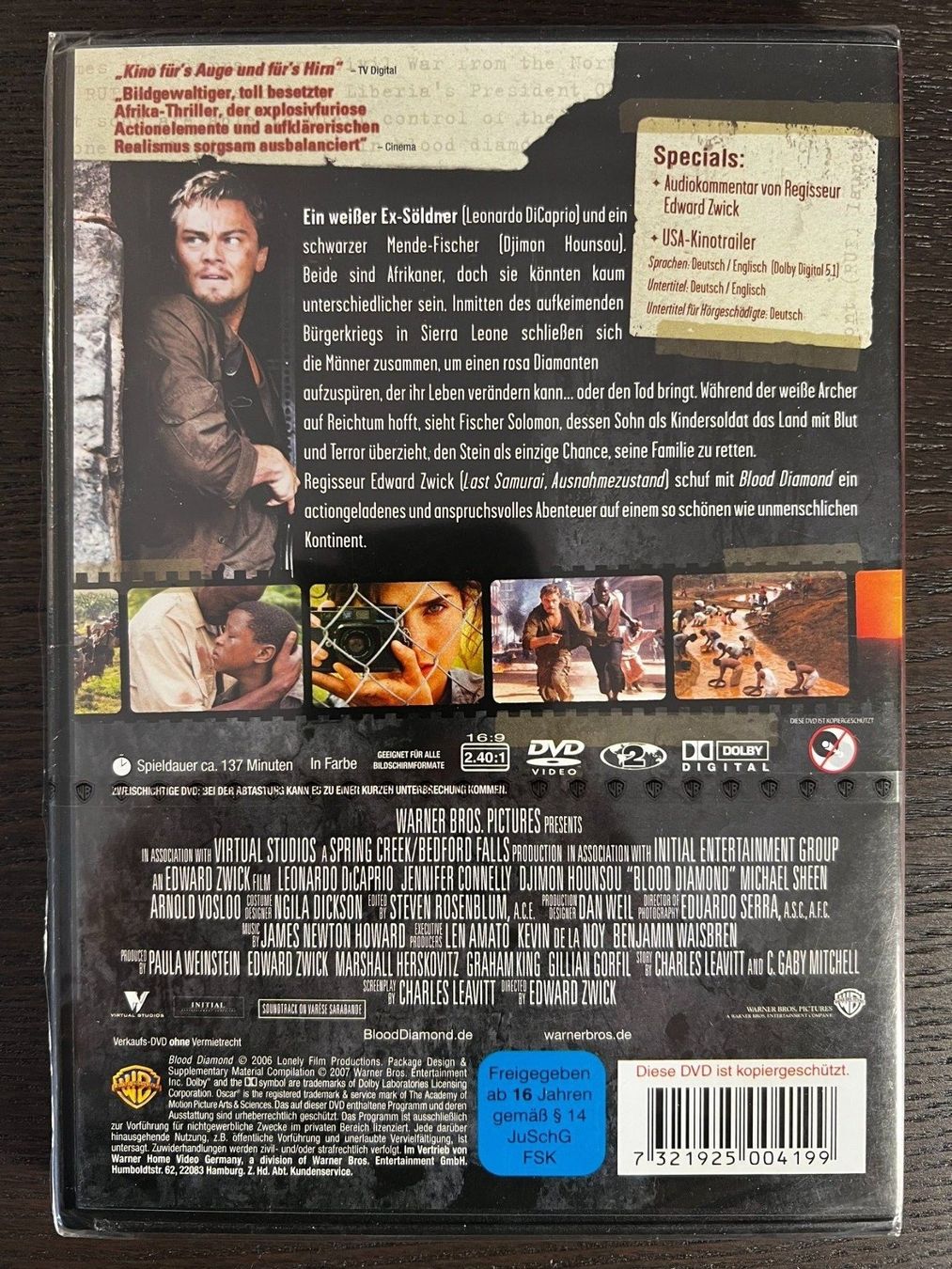 Alle DVDs: Blood Diamond – Neu und originalverpackt aus Zürich von FilmFreunde 1