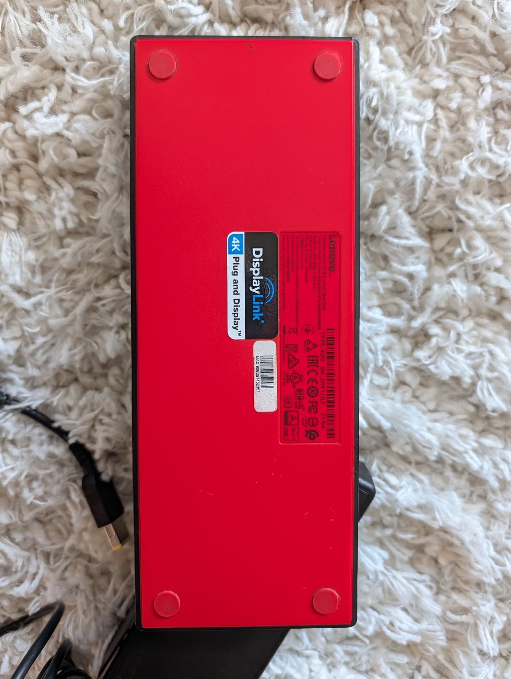 Lenovo Docking station: Lenovo ThinkPad Hybrid USB-C with USB-A Dock – Usato da Basel venduto da ian_z6t8 1