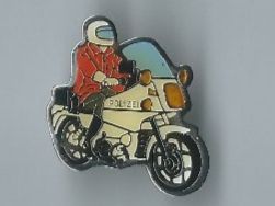 Polizei Motorrad Pin