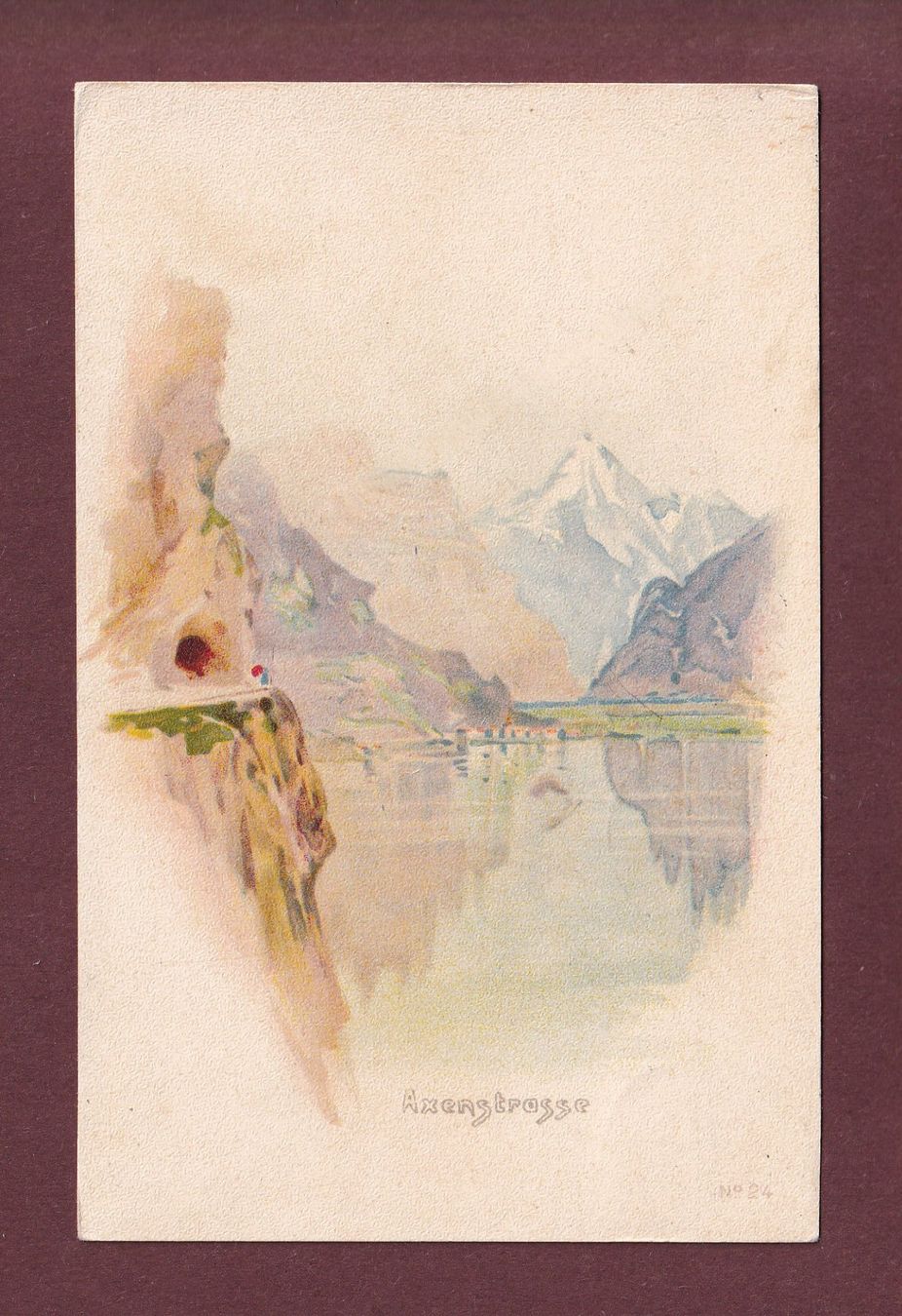 Ansichtskarten: AXENSTRASSE - Vouga - 1902 – Gebraucht aus Pully von nicecards