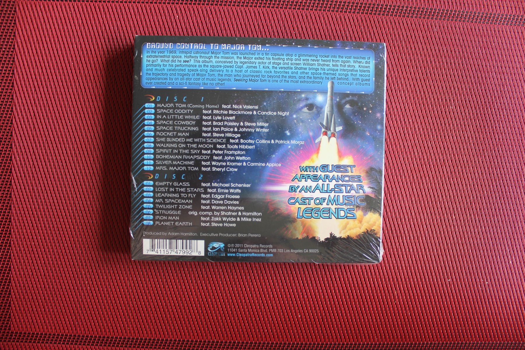 CD: WILLIAM SHATNER - SEEKING MAJOR TOM 2 CD NEU – Nuovo e nell'imballaggio originale da Geroldswil venduto da CD-Verkauf-2022 1