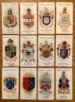1906 - 12 Antike STADT WAPPEN Sammelbilder England englisch