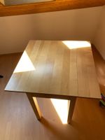 Tisch ausziehbar helles Holz gebraucht