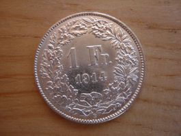 (C1) 1 Franken 1914 STGL