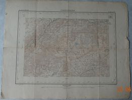 Landkarte Chamossaire - Le Forclaz, Jahr 1896
