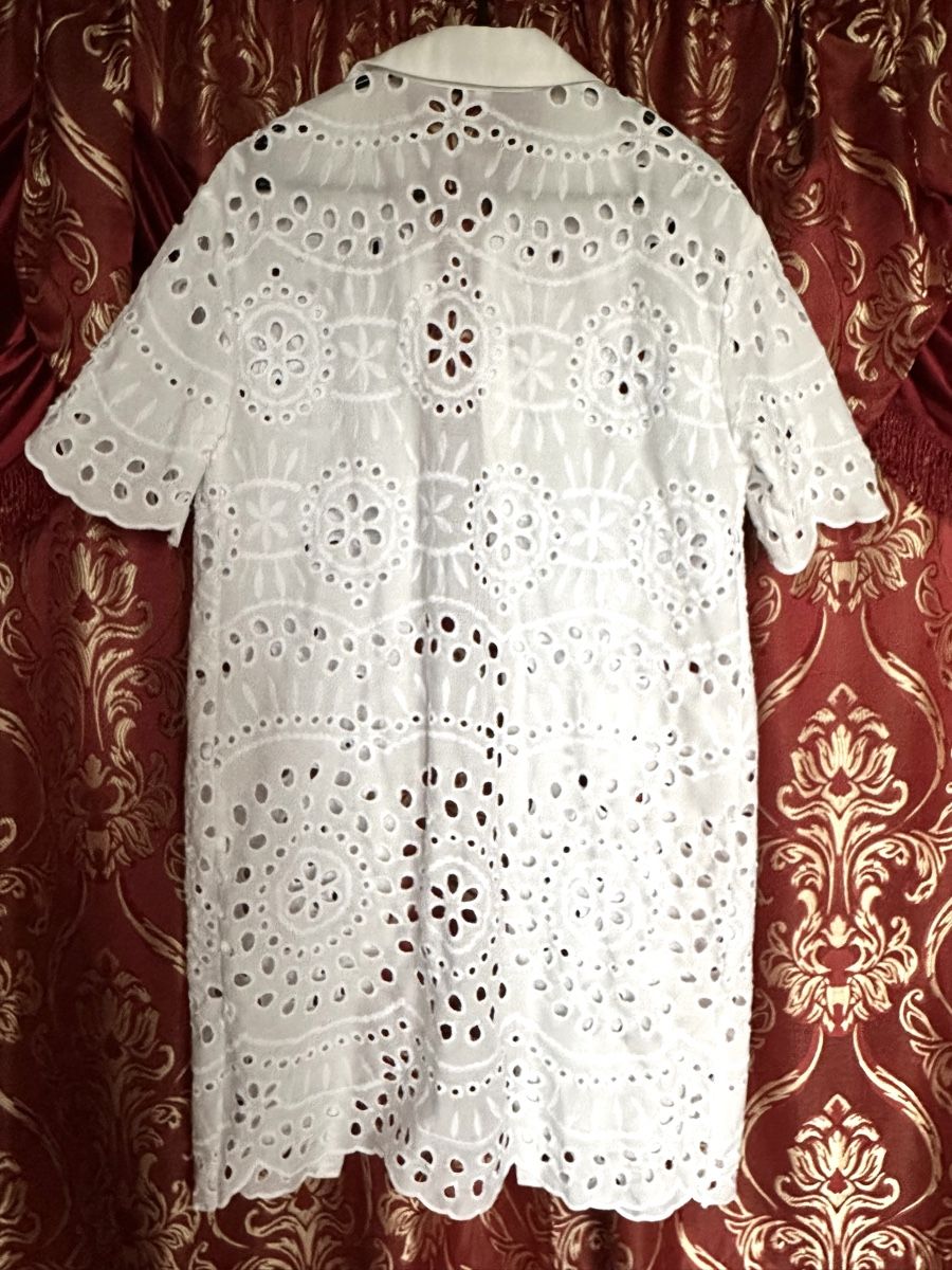 Camicette: Hemd Spitzen weiss, neu, XS/S – Nuovo (secondo la descrizione) da Zollikon venduto da into-the-west 1