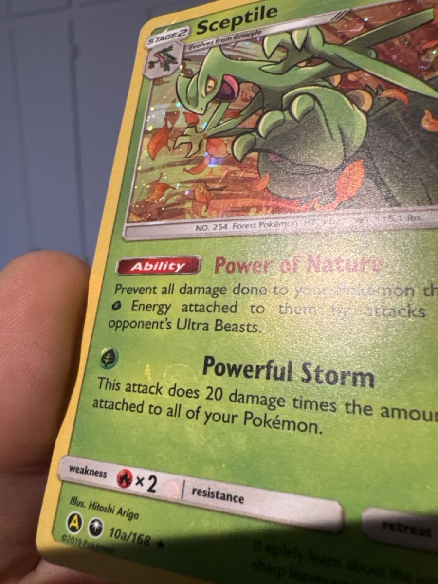 Pokémon Carte collezionabili: POKÉMON / Sceptile / Celestial Storm / Holo Bleed + Swirl – Usato da Herzogenbuchsee venduto da TCG-High-Quality 6