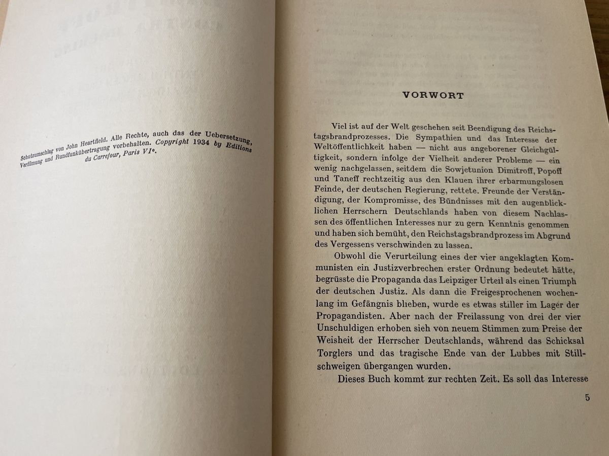 Bücher: Antikes Buch Dimitroff Contra Göring 1934 Braunbuch 2 – Gebraucht aus Winterthur von cheerio97 4