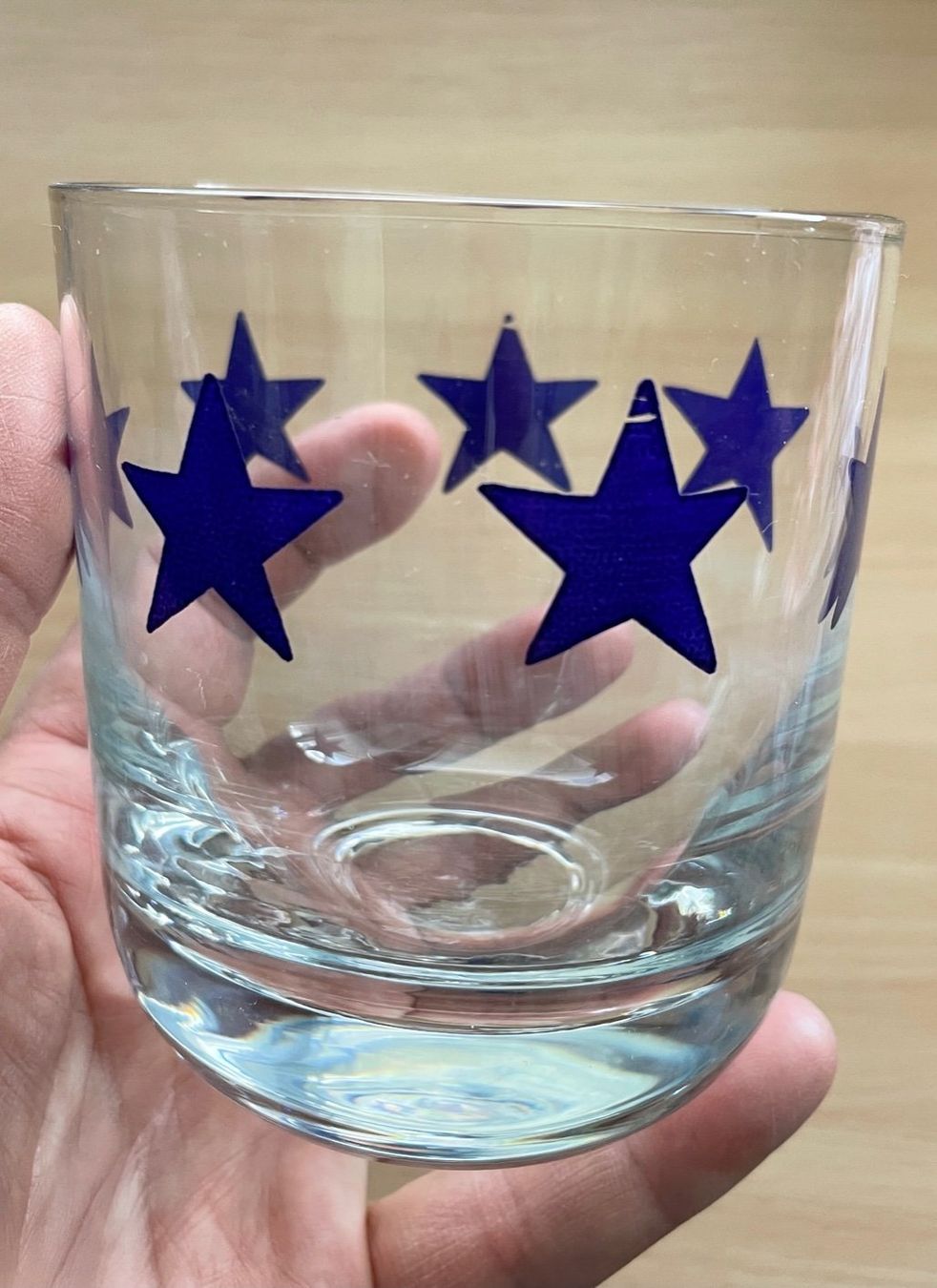 Bicchieri: 5er-Set Gläser mit blauen Sternen – Usato da Buchs SG venduto da Handyman77 1