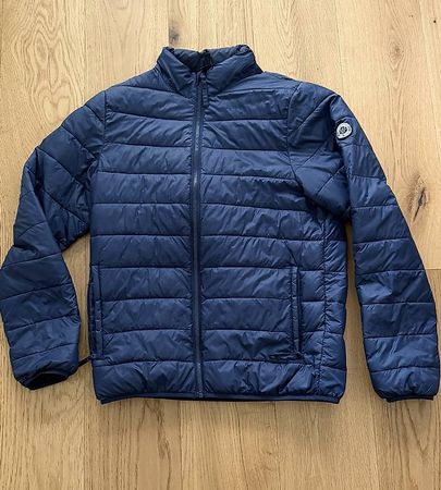 Leichte Daunenjacke von Abercrombie & Fitch Größe L - blau