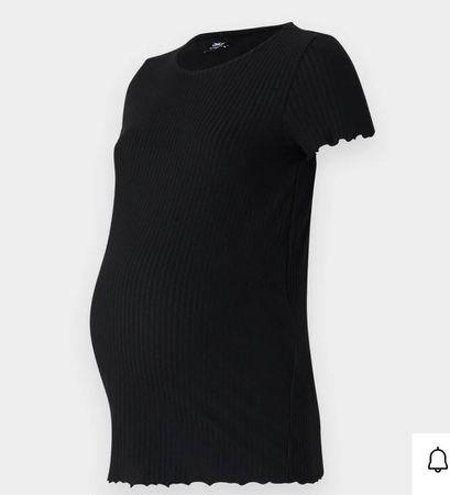 Maternity T-Shirt von Only, in schwarz, Gr S